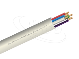 LED-Kabel 4x0.5+0.75mm gr
