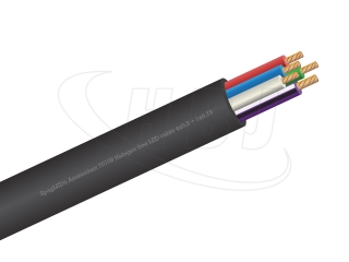 LED-Kabel 4x0.5+0.75mm sw