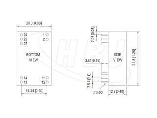 MEANWELL LDD-700H Abmessung