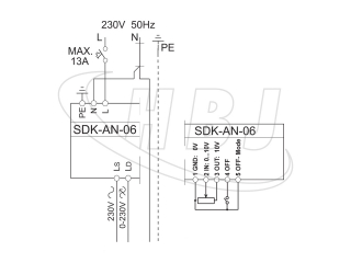 SE SDK-AN-06 Anschluss