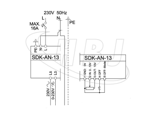 SE SDK-AN-13 Anschluss