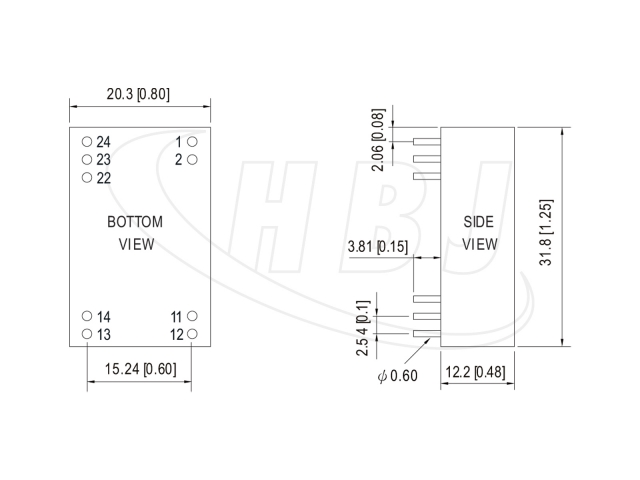 MEANWELL LDD-700H Abmessung